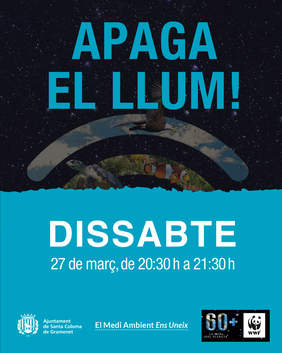 Cartel de "La hora del planeta"