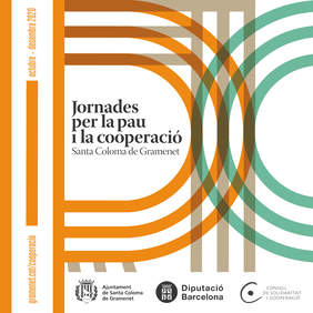 Cartell de les Jornades per la Pau i la Cooperació