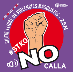 Cartell del #25N Santako no calla!