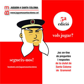 Imatge del cartell de Juguem a Santa Coloma 