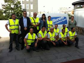Foto. BAI's amb l'alcaldessa