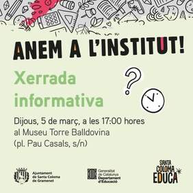 Cartell de la xerrada