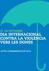 FOTO. Cartell Dia contra la violència vers les dones