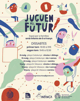 Cartel de "Jugamos por el futuro"