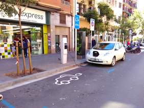 Foto del punto de carga