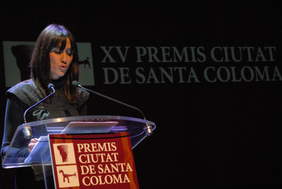 FOTO. L'alcaldessa al Teatre Sagarra.