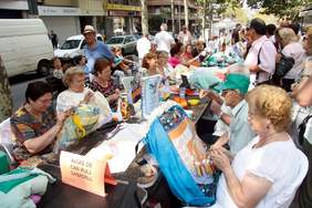 foto d'una trobada de puntaires