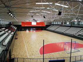 Vista panorámica del interior del Pabellón Nuevo