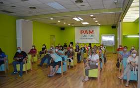 foto de la sesión presencial del Fòrum PAM