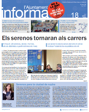 Portada del Full Informatiu