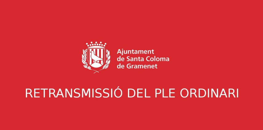Retransmissió del ple Cartela de la retransmissió